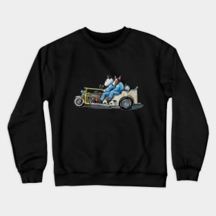 Bull Terrier Bikers Crewneck Sweatshirt